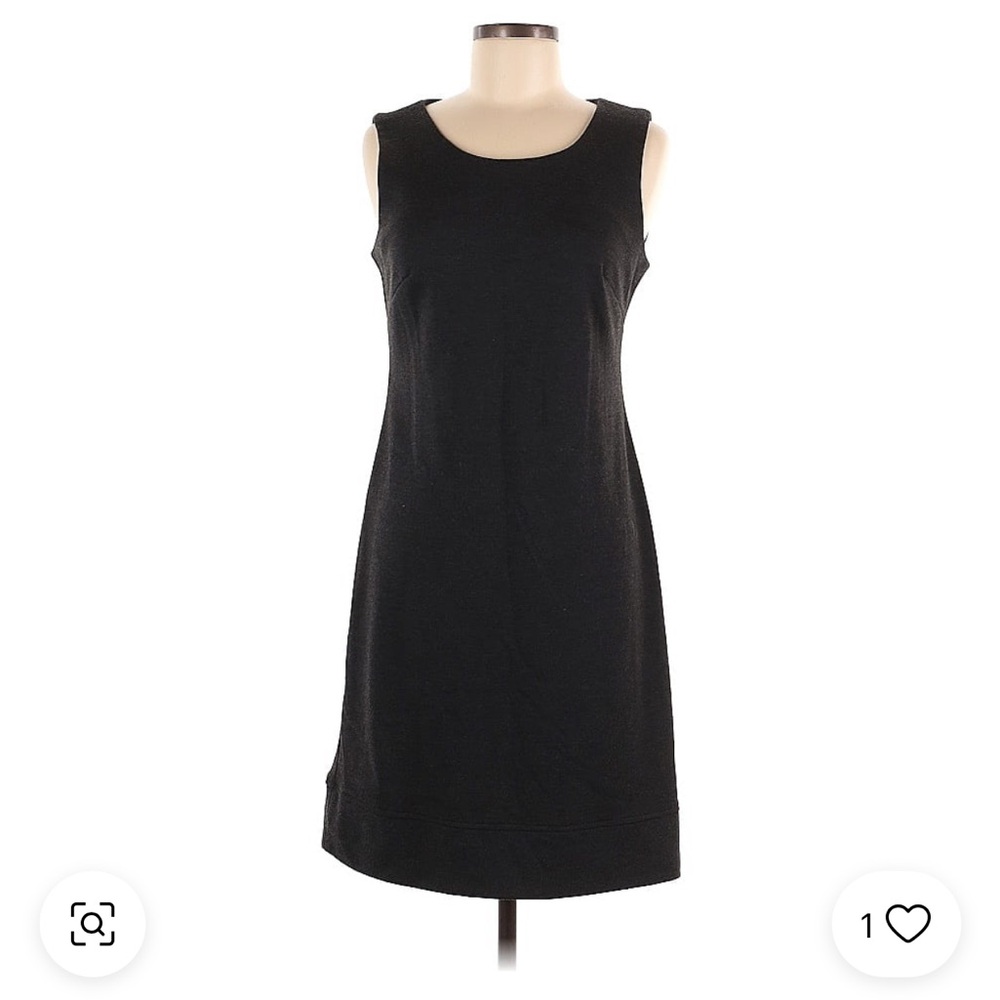 MADISON LEIGN SLEEVELESS BLACK DRESS